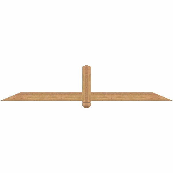 Ekena Millwork Eugene Smooth Timber Gable Bracket, Western Red Cedar, 72"W x 15"H x 1 1/2"D x 3 1/2"F, 5/12 Pitch GBW072X15X0204EUG00SWR - main
